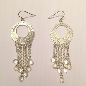 Funky Silver Earrings